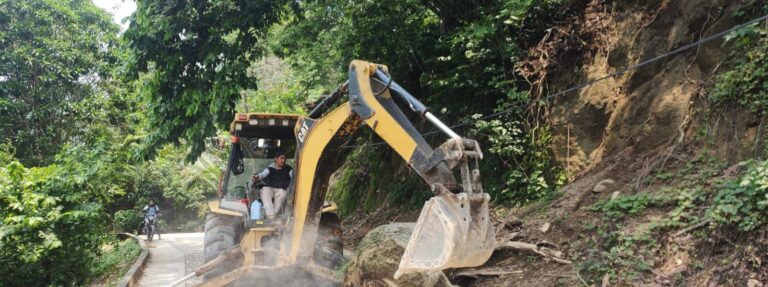 PROTECCIÓN CIVIL DE TAPACHULA CONTINÚA CON MANTENIMIENTO EN CAMINOS RURALES