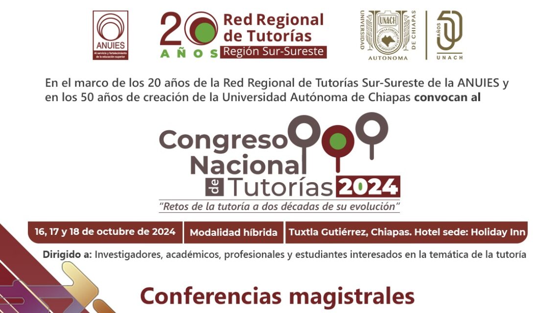 Será UNACH sede del Congreso Nacional de Tutorías 2024