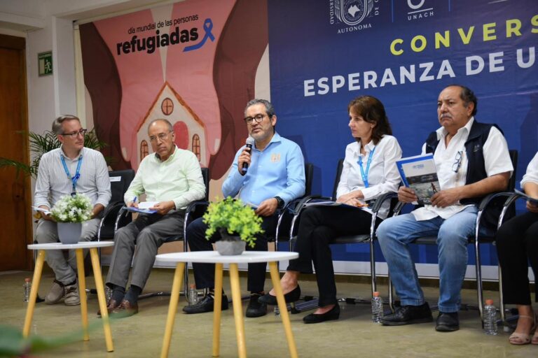 En el marco del Día Mundial de las Personas Refugiadas Se realizó en la UNACH el Conversatorio Esperanza de un Nuevo Hogar