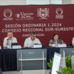 Participa UNACH en la 1a. Sesión Ordinaria 2024 del Consejo Regional Sur-Sureste de la ANUIES