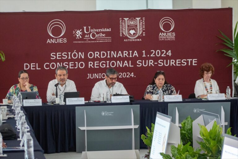 Participa UNACH en la 1a. Sesión Ordinaria 2024 del Consejo Regional Sur-Sureste de la ANUIES