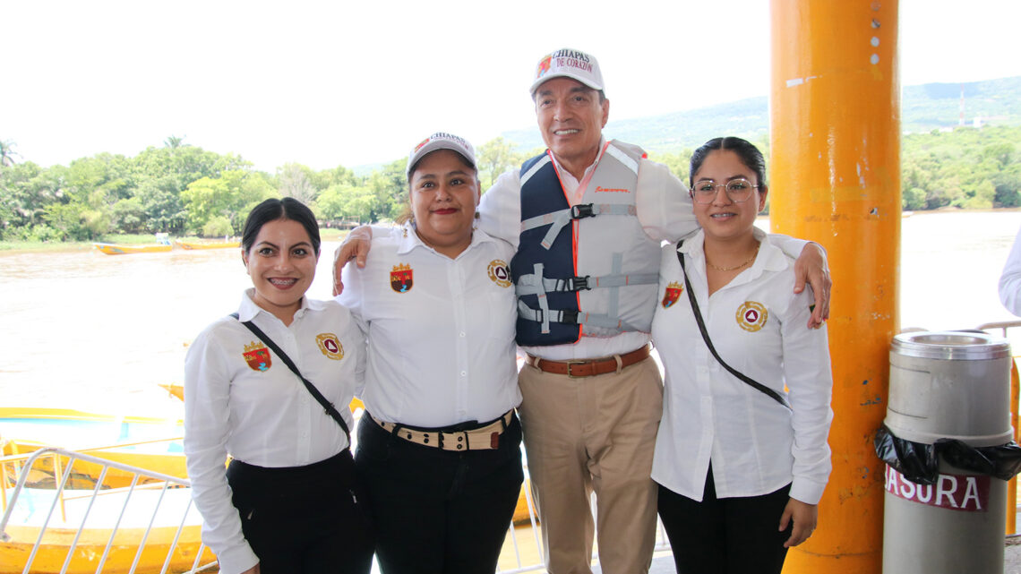 Supervisa Rutilio Escandón limpieza permanente del Cañón del Sumidero; invita al turismo a visitarlo