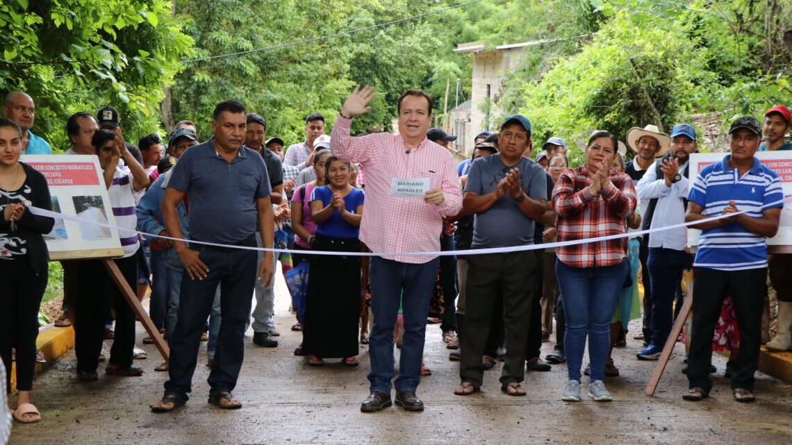 Mariano Rosales Entrega Calle en Heriberto Jara