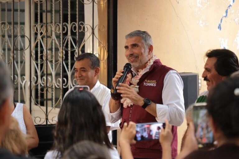 Afirma Ángel Torres que rescatará espacios públicos en el fraccionamiento Las Torres