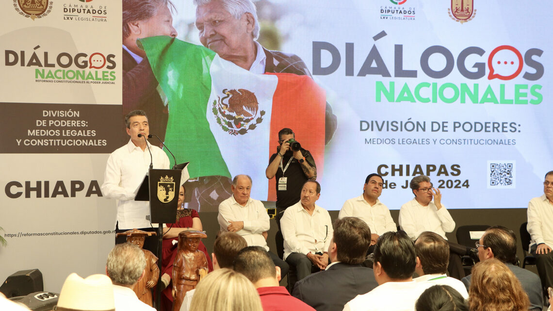 Rutilio Escandón participa en el Cuarto Foro de los Diálogos Nacionales para la Reforma al Poder Judicial