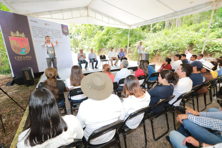 En San Fernando, inaugura Rutilio Escandón el camino San Fernando-Monterrey-Las Maravillas