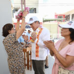 En Tuxtla, Rutilio Escandón inaugura pavimentación del Circuito las Casas Norte de la colonia La Misión