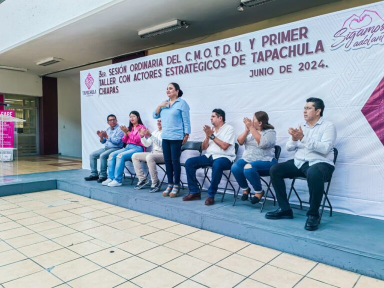 SE REALIZÓ LA 3RA. SESIÓN ORDINARIA DEL CMOTDU Y PRIMER TALLER CON ACTORES ESTRATÉGICOS DE TAPACHULA