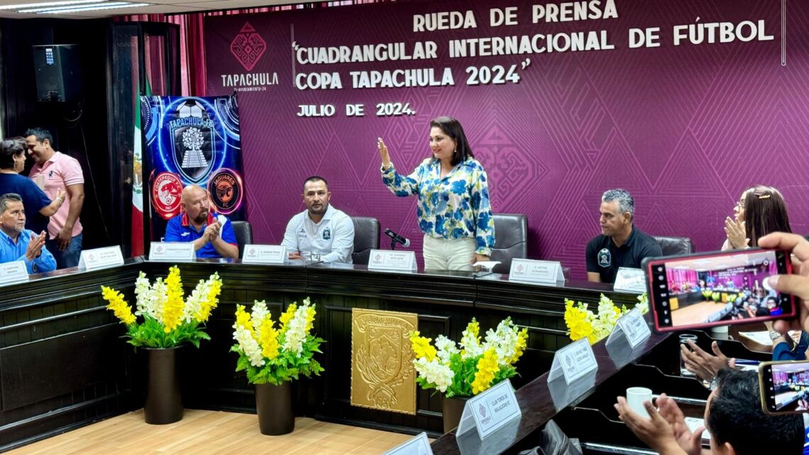 ANUNCIAN CUADRANGULAR INTERNACIONAL DE FÚTBOL COPA TAPACHULA 2024