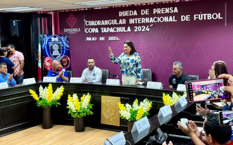 ANUNCIAN CUADRANGULAR INTERNACIONAL DE FÚTBOL COPA TAPACHULA 2024