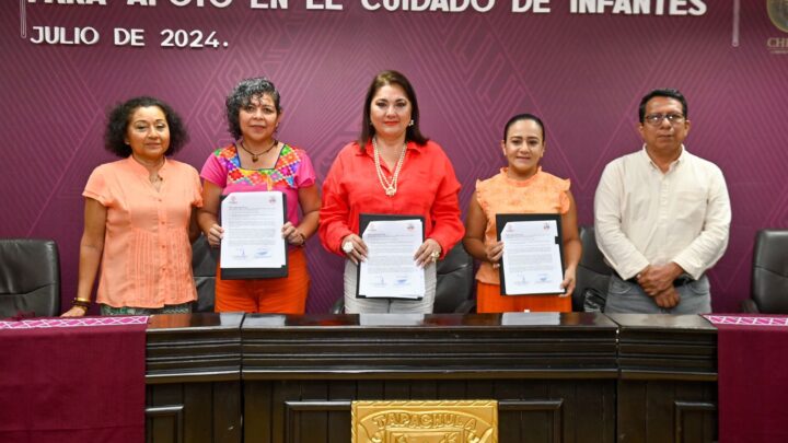 AYUNTAMIENTO DE TAPACHULA Y CENTRO DE ATENCIÓN INFANTIL NÚMERO 3 FIRMAN CONVENIO DE COLABORACIÓN