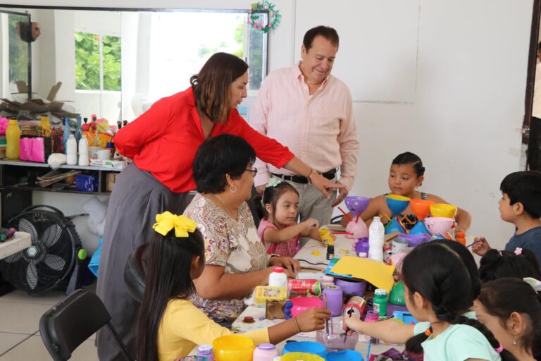 Mariano Rosales y Margarita Sarmiento supervisan los cursos de verano DIF 2024