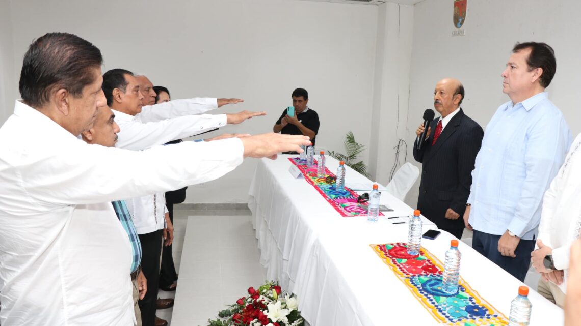 Mariano Rosales Atestigua Toma de Protesta del Colegio de Abogados de la Frailesca