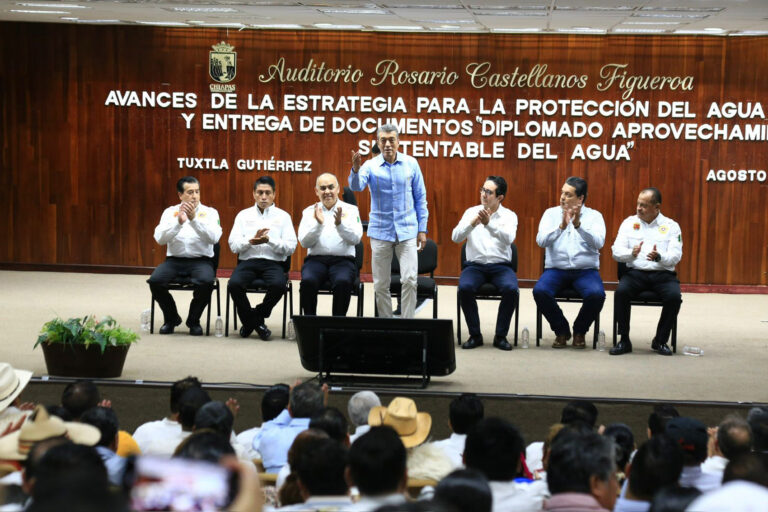 Destaca Rutilio Escandón avances de la Estrategia para la Protección del Agua en Chiapas