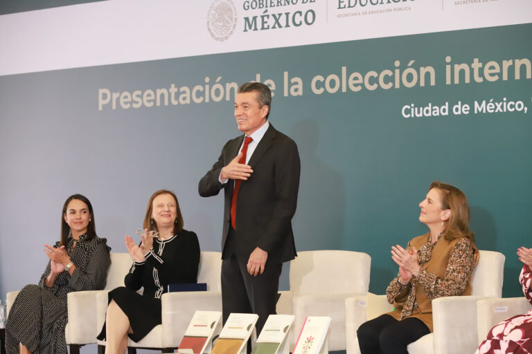 Reconoce Rutilio Escandón a Beatriz Gutiérrez Müller por promover la lectura y la literatura en México