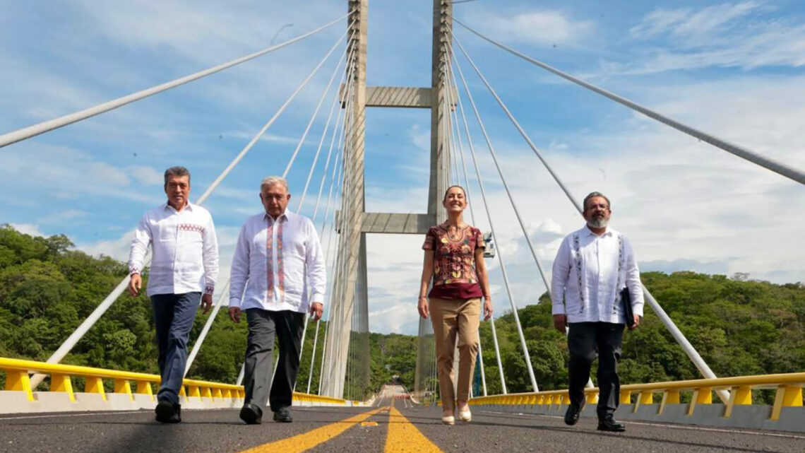 Puente La Concordia impulsado por AMLO traerá progreso, bienestar y paz social: Rutilio Escandón