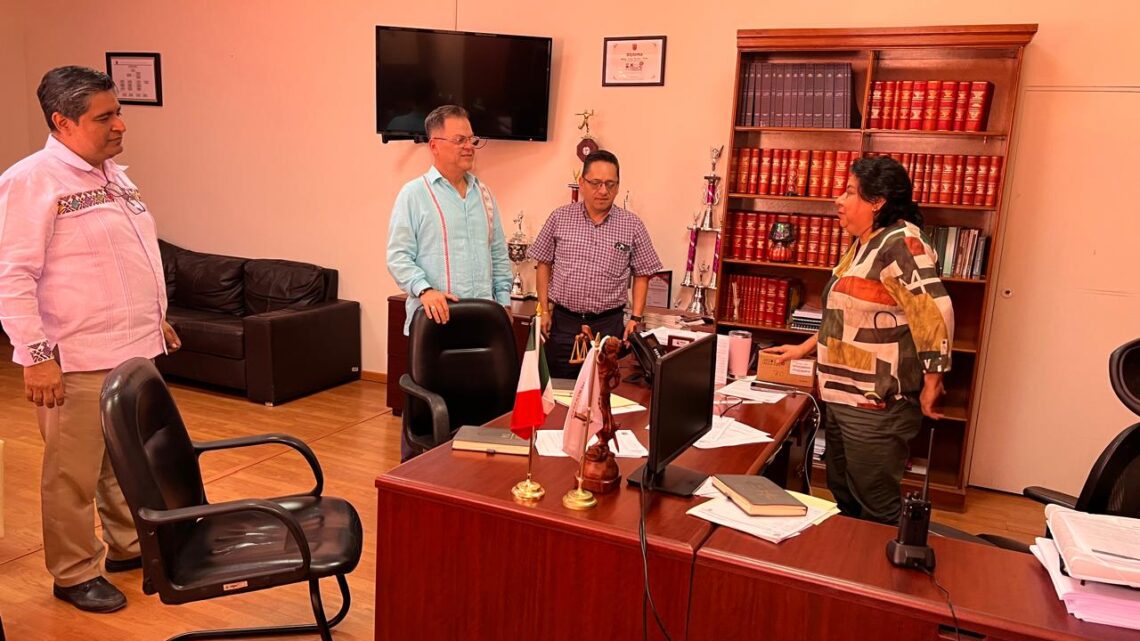 Presidente del Poder Judicial recorre instalaciones