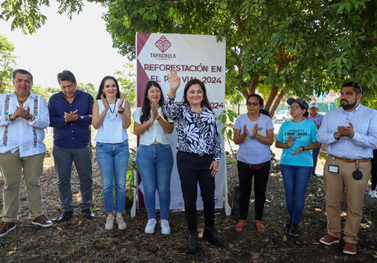 EN MARCHA SEGUNDA CAMPAÑA DE REFORESTACIÓN EN TAPACHULA