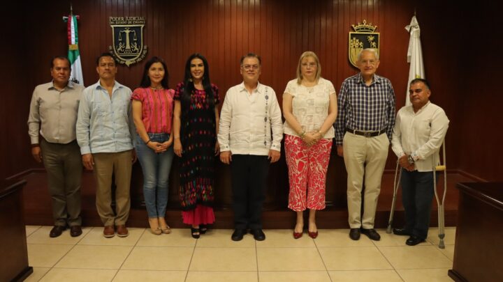 Recorre magistrado presidente Guillermo Ramos Sede Judicial en la capital del estado 