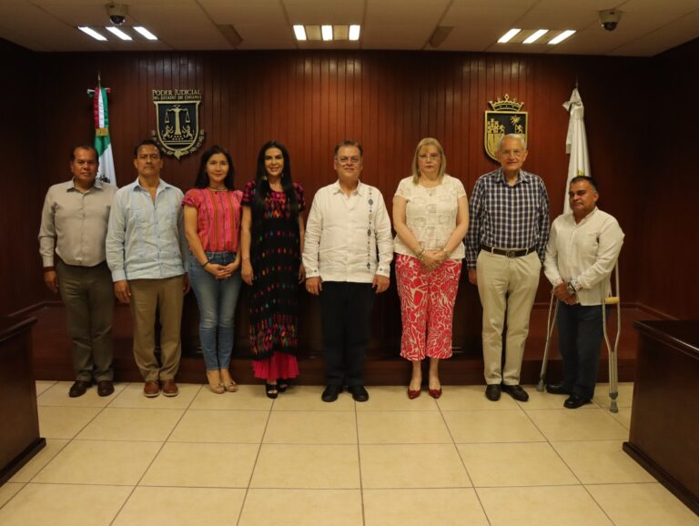 Recorre magistrado presidente Guillermo Ramos Sede Judicial en la capital del estado 