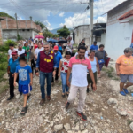 Desde colonia San Isidro, Ángel Torres promete trabajar para todas las colonias de Tuxtla