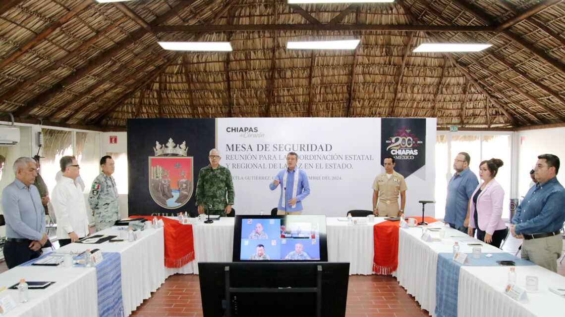 Desde la Mesa de Seguridad, Rutilio Escandón llama a sumarse a la prevención del dengue en los hogares