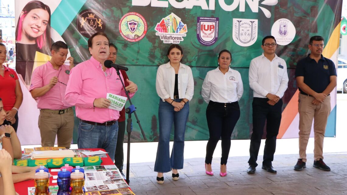 Mariano y Valeria Rosales Encabezan BECATÓN en Villaflores