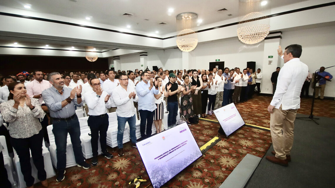 Encabeza Rutilio Escandón presentación del Programa Estatal de Ordenamiento Territorial y Desarrollo Urbano