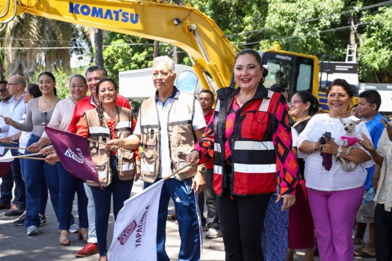 GLADIOLA SOTO SOTO INICIA OBRA DEL CÁRCAMO PLUVIAL EN COLONIA JOAQUÍN DEL PINO DE TAPACHULA