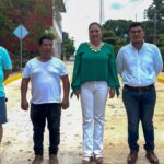 AYUNTAMIENTO DE TAPACHULA SUPERVISA OBRA DE PAVIMENTACIÓN HIDRÁULICA EN COLONIA SAN LUIS I.