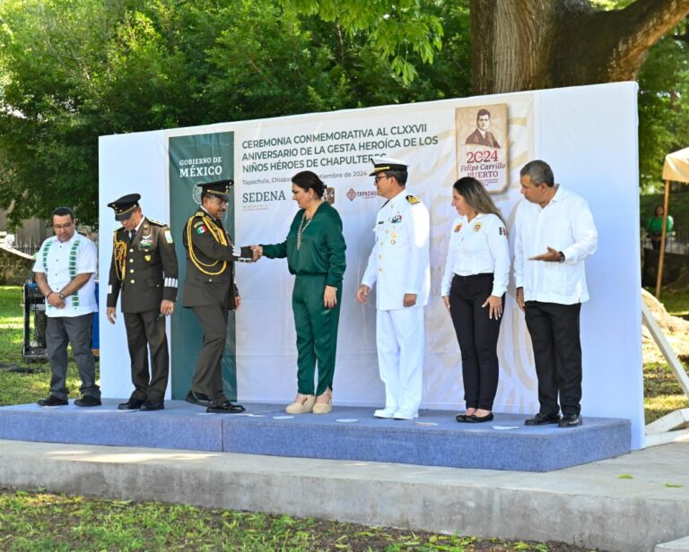 ASISTE GLADIOLA SOTO SOTO A CEREMONIA DEL 177 ANIVERSARIO DE LA GESTA HERÓICA DE LOS NIÑOS HÉROES DE CHAPULTEPEC