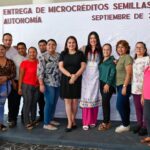 AYUNTAMIENTO DE TAPACHULA Y GOBIERNO DEL ESTADO, ENTREGAN MICROCRÉDITOS DEL PROGRAMA SEMILLAS DE AUTONOMÍA