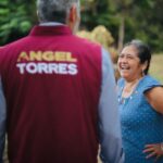 Mantiene Angel Torres cercanía con la gente en recorridos por colonias