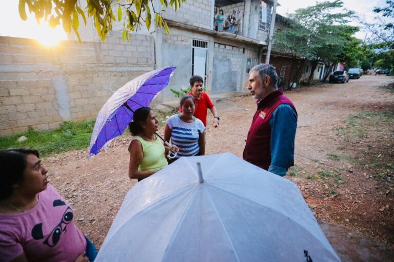 Traeremos desarrollo y bienestar a la colonia 27 de Febrero: Ángel Torres