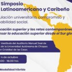 Sera UNACH sede del III Simposio Latinoamericano y Caribeño de vinculación universitaria