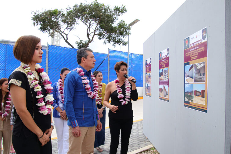 Inaugura Rutilio Escandón Centro de Atención de Niñas, Niños, Adolescentes y Familias Migrantes, en Berriozábal