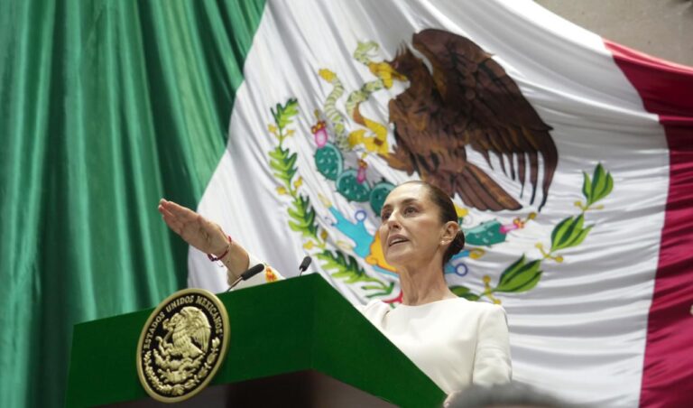  HOY LLEGAMOS LAS MUJERES A CONDUCIR LOS DESTINOS DE NUESTRA HERMOSA NACIÓN- PRESIDENTA CLAUDIA SHEINBAUM