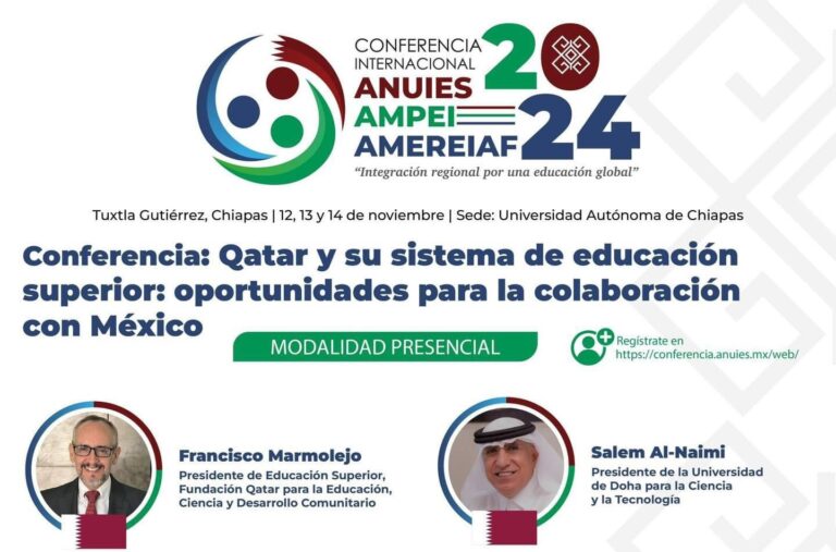 Ponentes de talla mundial en la Conferencia Internacional ANUIES-AMPEI-AMERIAF 2024 que tendrá como sede la UNACH