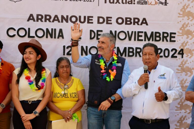 Arranca Angel Torres una calle más; ahora en la 12 de Noviembre