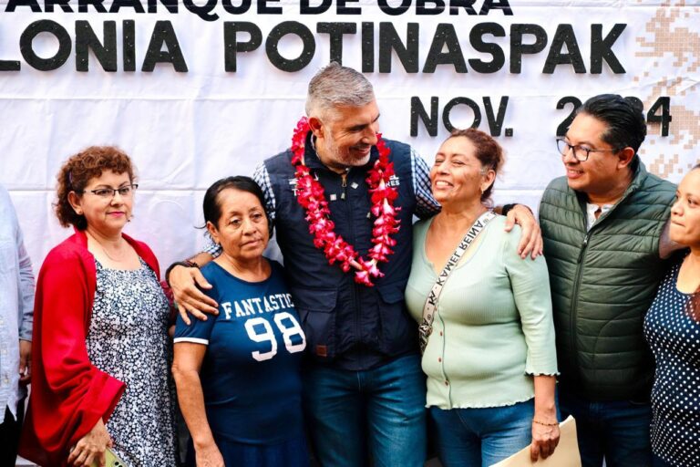 Encabeza Ángel Torres pavimentación integral en la Potinaspak