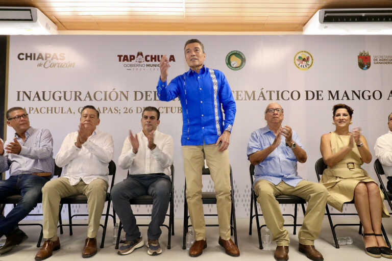 En Tapachula, Rutilio Escandón inaugura Parque Temático del Mango Ataulfo