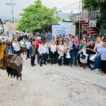 Arranca Angel Torres trabajos de pavimentación en Chiapas Solidario