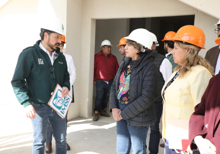 Delfina Gómez y Zoé Robledo supervisan Unidad de Medicina Familiar No. 93 “XIV de Septiembre” del IMSS en Ecatepec