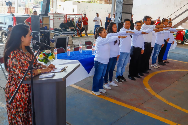 José Rosaliano Tiro Barrios Asume la Presidencia de la Junta Auxiliar de Santa María Acuexcomac.