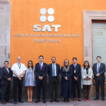 El titular del SAT, Antonio Martínez Dagnino, encabezó una reunión de trabajo en la oficina desconcentrada de Querétaro, con la participación de las y los administradores generales y desconcentrados locales