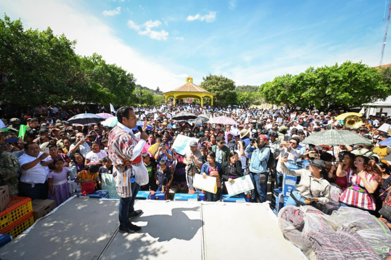 Compromiso con Pantelhó: Garantizan paz y desarrollo social