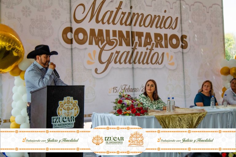 Izúcar de Matamoros celebra Matrimonios Comunitarios Gratuitos