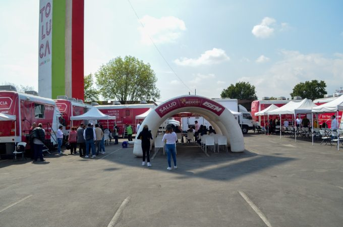 Caravana de Salud por el Bienestar llega a Toluca con atención médica gratuita