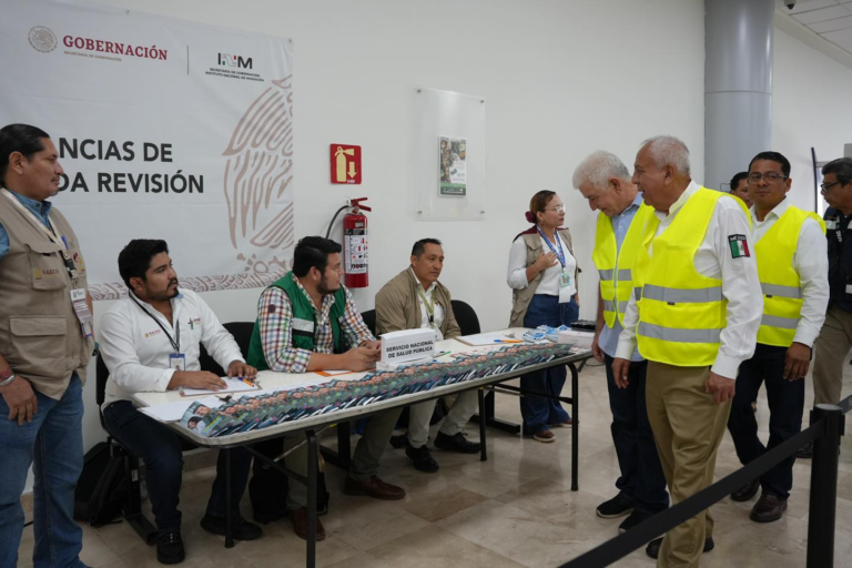 México diversifica vuelos de repatriación para garantizar un retorno digno y ágil