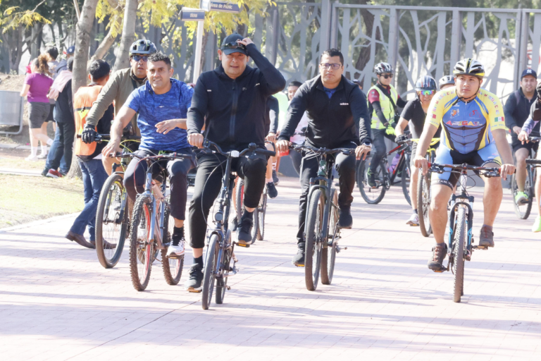 Primera Rodada Por Amor a Puebla une a ciclistas con Alejandro Armenta